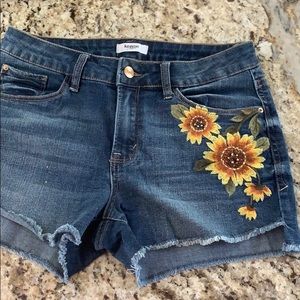 Kenzie sunflower shorts
